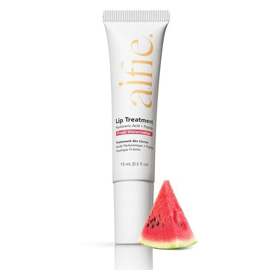 Alfie Hyaluronic Acid Lip Booster -Watermelon Flavor -15ml/0.5 Fl. Oz -Peptide Lip Treatment -Lip Plumper & Filler -Lip Serum & Moisturizer -Lip Volume Hydrating Treatment -Vegan Friendly, Non-Toxic-VivaGrace Women