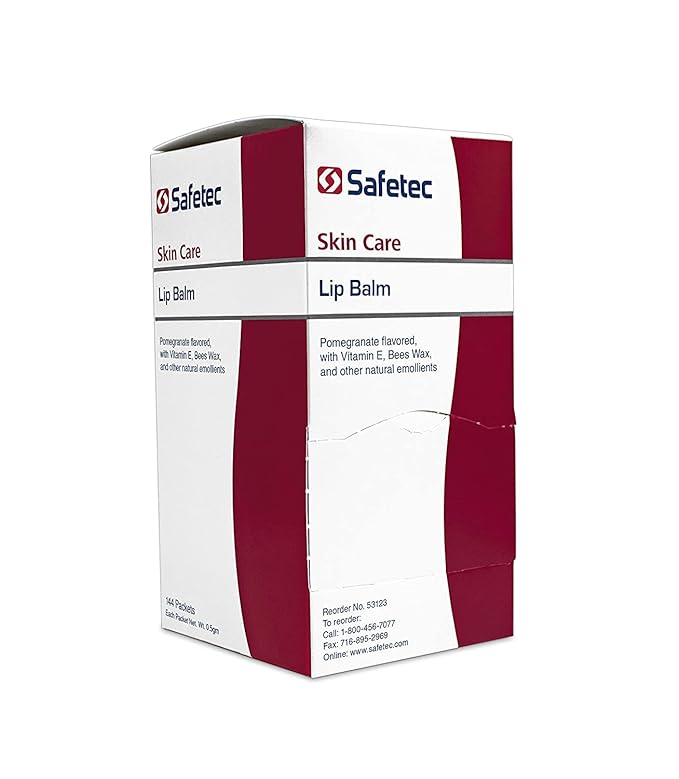 Safetec Lip Balm 53123 Pomegranate Flavored, One color, 144 Count-VivaGrace Women