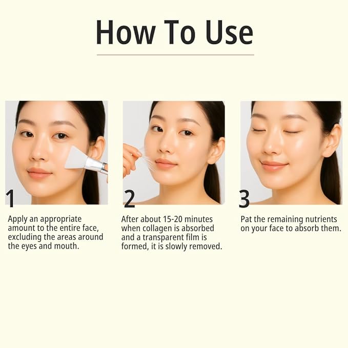 daymellow Rice Collagen Wrapping Mask 2.36 fl. oz / 70ml – Korean Peel-Off Facial Mask with Hydrolyzed Collagen, Hydrating & Firming, Overnight Gentle Pore Tightening for Glowing Glass Skin-VivaGrace Women