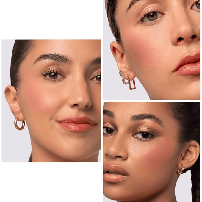 Makeup Powder Blusher - "Nomad" - 4g / 0.141 oz - Full Coverage, Natural Blush - Soft, Buildable Pink, Coral, Peach & Golden Hues - Matte & Shimmering Shades Gives Cheeks a Radiant Glow-VivaGrace Women