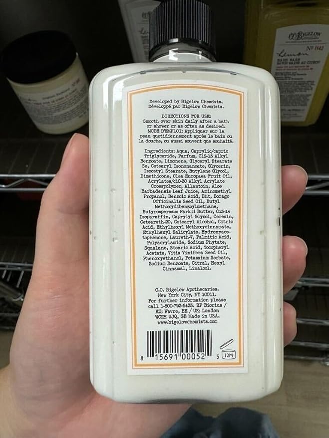 C.O. Bigelow Grapefruit Body Lotion, Village Perfumer Moisturizing Body Lotion with Aloe Vera, Borage Oil & Olive Oil, 10 Fl Oz-VivaGrace Women