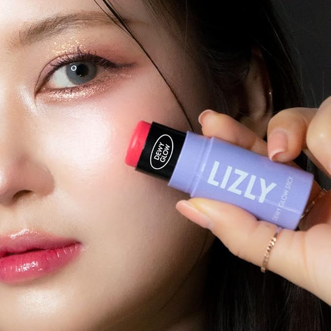 Vegan Blush Stick Multi Balm Cheek Stick Korean Make Up Dewy Glow Balm Stick sonrojo (02 Pink)-VivaGrace Women