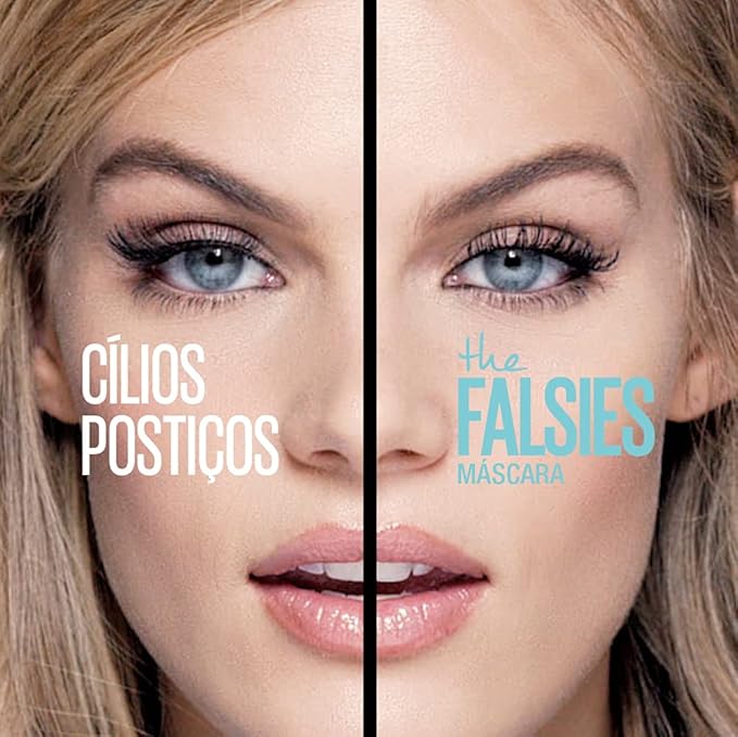 Maybelline Volum' Express The Falsies Washable Fiber Mascara, Volumizing and Separating Make Up Formula, Very Black, 1 Count