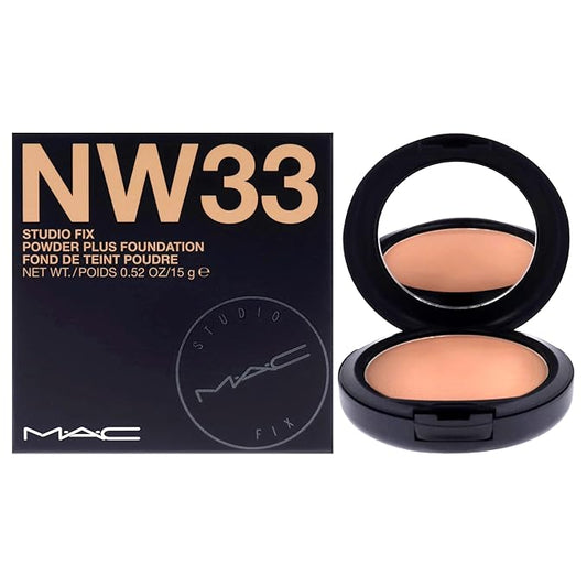 Mac Studio Fix Powder Plus Foundation Nw33 15gm/0.52 Oz-VivaGrace Women