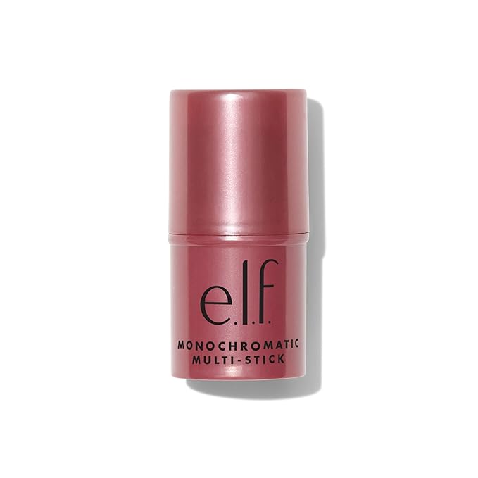 e.l.f., Monochromatic Multi Stick, Creamy, Lightweight, Versatile, Luxurious, Adds Shimmer, Easy To Use On The Go, Blends Effortlessly, Sparkling Rose, 0.17 Oz-VivaGrace Women