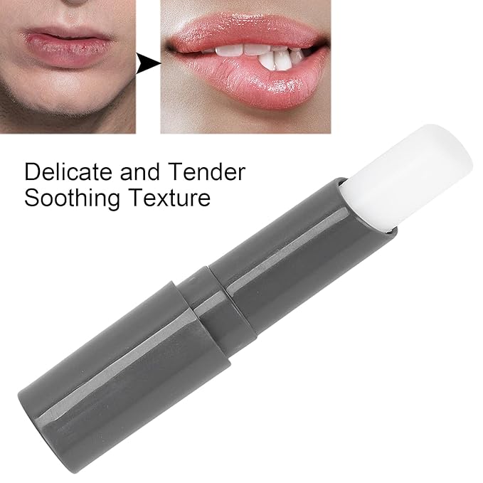 Sonew Lip Balm, Caring Lip Balm for 24h Care, Soft Fade Lip Lines Soothe Dry Chapped Lip Moisturiser-VivaGrace Women