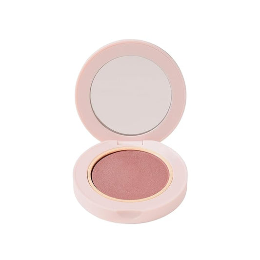 Wander Beauty Hydrating Powder Blush - Lightweight, Rose Blush Makeup with a Blurring, Satin Finish - Buildable Formula with Hyaluronic Acid, Squalane & Aloe Leaf Extract - Are We Bare Yet - 0.18 oz-VivaGrace Women