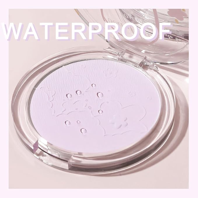 Face Oil Control Pressed Setting Powder-Clarifying Finishing Powder,Waterproof Long Lasting Translucent Powder Setting Powder Makeup,Blurs Fine Lines&Imperfections,Suitable for All-Day Use-VivaGrace Women