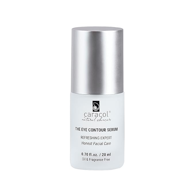 Revitalizing Eye Serum w/Snail Secretion Filtrate, Vitamin E, Chamomile & Aloe Vera - Under Eye Care for Moisturizing and Hydrating - No Parabens & No Sulfates (0.70 fl. oz)-VivaGrace Women