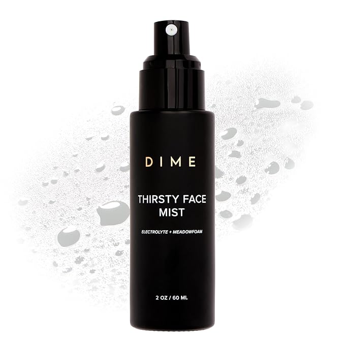 Dime Beauty Thirsty Face Mist with Electrolytes, Meadowfoam, and Sea Buckthorn, Hydrating Facial Spray, 2 oz / 60 ml-VivaGrace Women