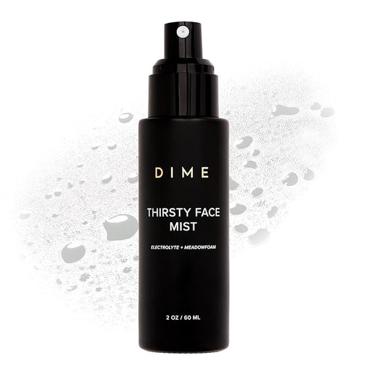 Dime Beauty Thirsty Face Mist with Electrolytes, Meadowfoam, and Sea Buckthorn, Hydrating Facial Spray, 2 oz / 60 ml-VivaGrace Women