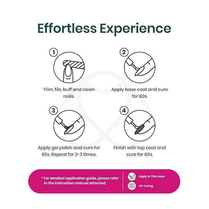 beetles Gel Polish Set - Hot Pink Green Blue Orange Gel Nail Polish Rainbow Boundless Energy Collection Holiday Nail Art Design Soak Off Uv LED Manicure DIY Home-VivaGrace Women