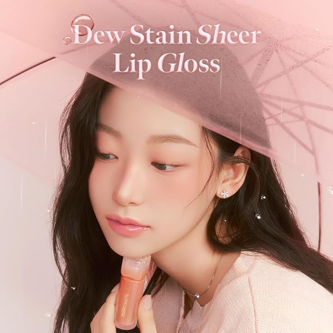 MILKTOUCH Dew Stain Sheer Lip Gloss (07 Mauve Shower, 0.14 Fl Oz (Pack of 1))-VivaGrace Women