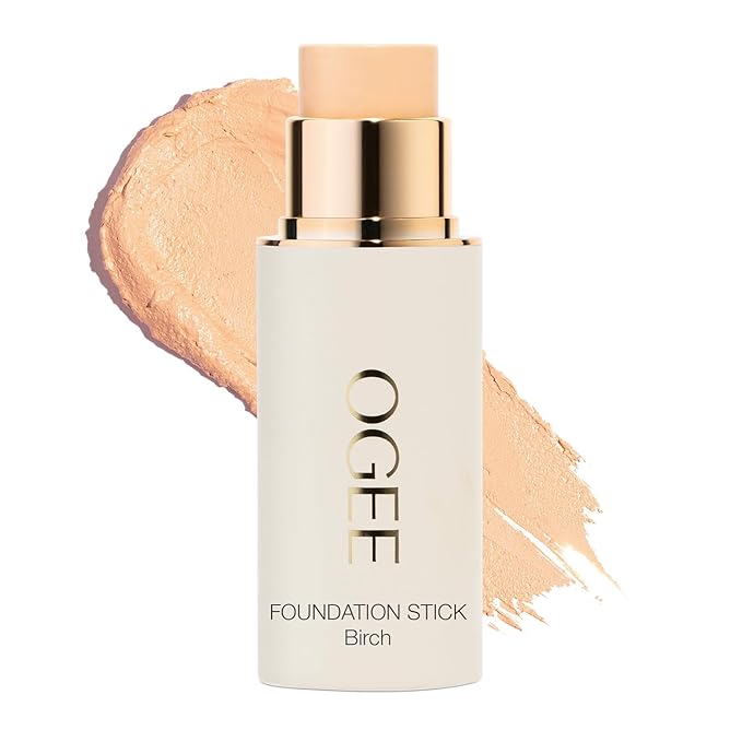 Ogee Sculpted Complexion Foundation Stick (Birch 0.25N - Fair, Neutral Undertones) Full Coverage Foundation Makeup - Instantly Balance & Even Complexion - 70% Organic Ingredients-VivaGrace Women