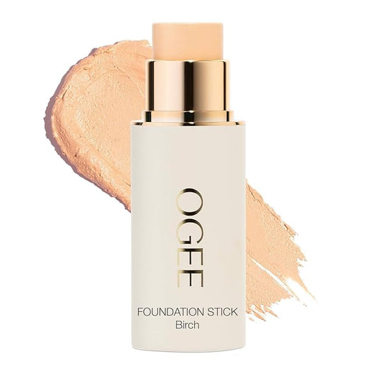Ogee Sculpted Complexion Foundation Stick (Birch 0.25N - Fair, Neutral Undertones) Full Coverage Foundation Makeup - Instantly Balance & Even Complexion - 70% Organic Ingredients-VivaGrace Women