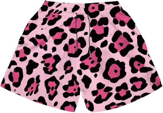 Fashion Funny Animal Printing Swim Trunks 5 inch Inseam Quick Dry Active Board Shorts for Men-VivaGrace Women