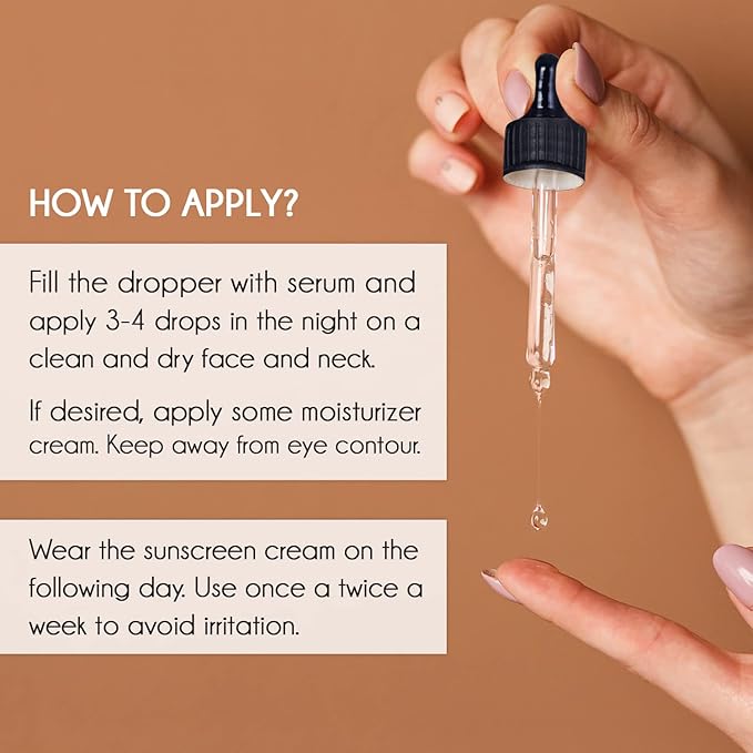 Pure Vitamin C Facial Serum with Salicylic Acid and Glycolic Acid, Anti-Wrinkle, Anti-Acne and Anti-Blackhead, Dark Spot Correcting, 7,5% AHA, Sebum Balance, ¾ oz-VivaGrace Women