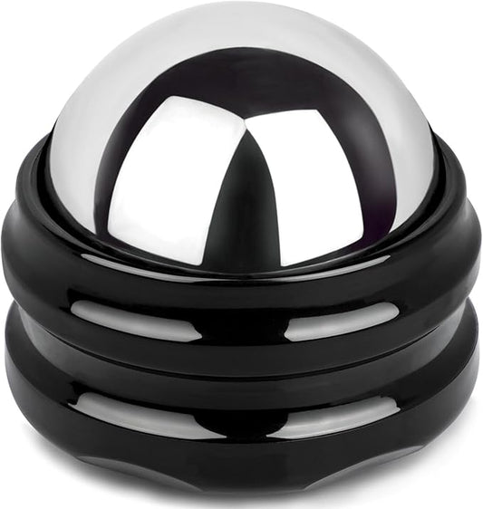 Stainless Steel Massage Roller Ball - Ice Therapy for Muscle Pain Relief, Sore Muscles, and Tension Alleviation Cold & Hot Therapy for Back, Shoulders, Legs, and Calves Myofascial Release Tool-VivaGrace Women