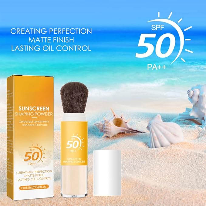 Mineral Sunscreen Setting Powder, Face Powder, Translucent Oil Control Natural Matte Finish, Lightweight Long Lasting Smooth Breathable for All Skin-VivaGrace Women