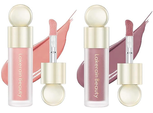 2 Colors Liquid Blush,Soft Cream Face Blush, Dewy Cheek Tint, Long Lasting Natural Matte Finish Looking,Moisturizing Lightweight Blendable Feel (01-BLISS / 03 - HOPE)-VivaGrace Women