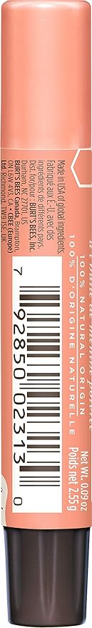 Burt's Bees Lip Balm, Moisturizing Lip Shimmer for Women, for All Day Hydration, with Vitamin E & Coconut Oil, 100% Natural, Apricot, 0.09 Ounce-VivaGrace Women
