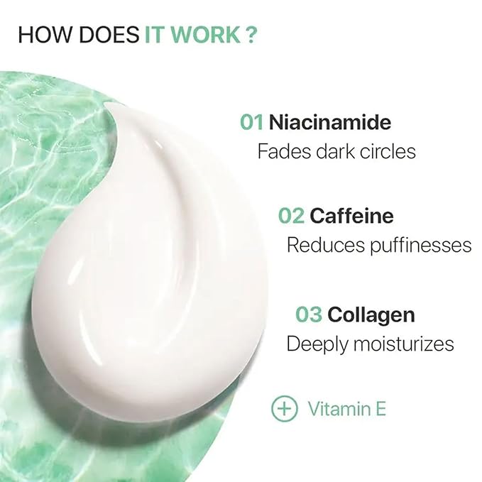 Eye Cream with 2.5% Active Retinol Anti Puffiness Caffeine Under Eye Cream Collagen Deep Moisturizing Anti Wrinkle Reduce Fine Lines Improve Dark Circles Anti Aging-VivaGrace Women