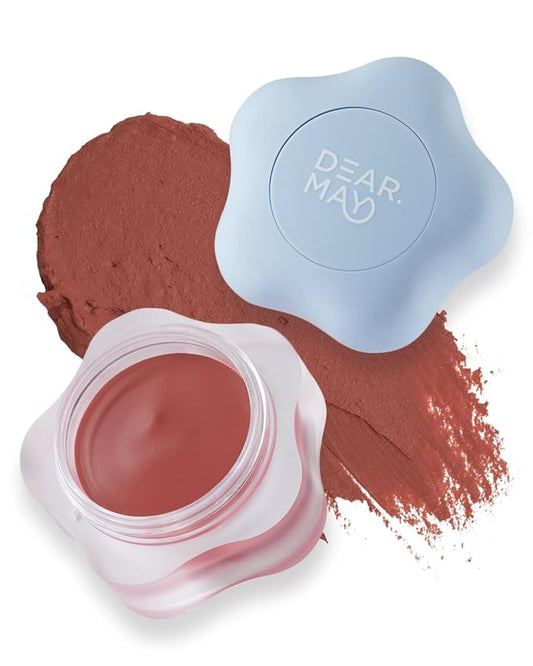 DEARMAY Pure Falling Mood Lip Pot No. 07 Endless Replay 0.23 Oz. Vegan Lip Stain Lip & Cheek Multi-Use Tint With Hydrating Formula for Smooth Soft Blend Without Dryness or Fine Lines, Korean Makeup-VivaGrace Women