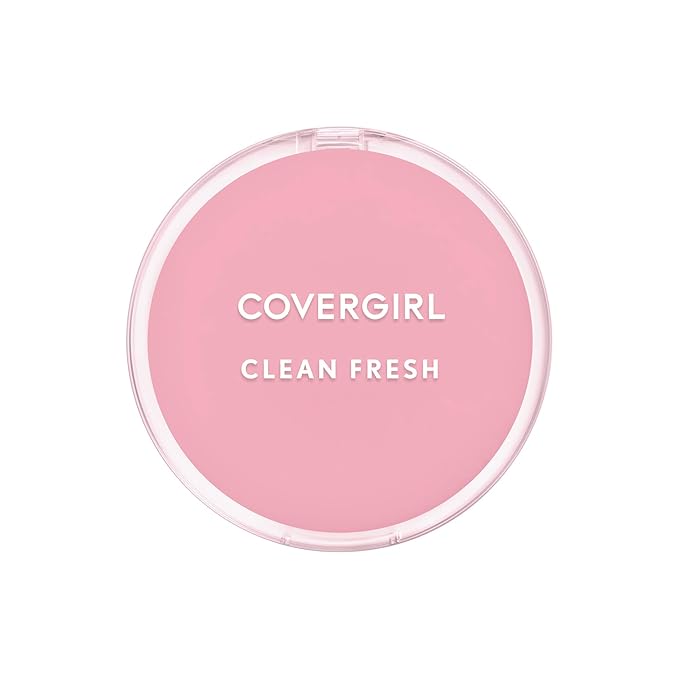 COVERGIRL Clean Fresh Pressed Powder, Porcelain, 0.35 oz-VivaGrace Women