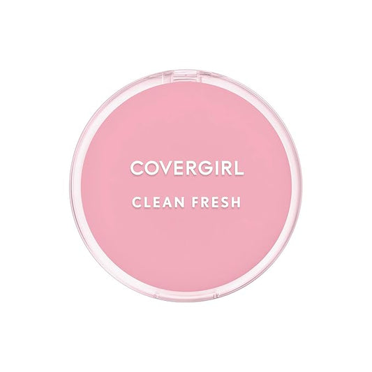 COVERGIRL Clean Fresh Pressed Powder, Porcelain, 0.35 oz-VivaGrace Women