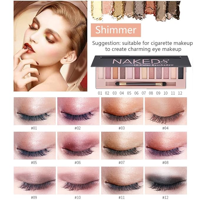 Makeup Kit for Women Full Kit,All in One Makeup Kit,Includes 12 Colors Eyeshadow Palette And multiple cosmetics,Makeup Gift Set for Women &Girls(YYP-NEW)-VivaGrace Women