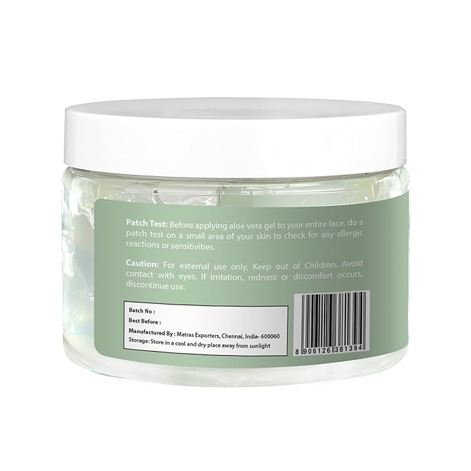 Aloe Vera Gel 12 oz | Unscented | For Face, Scalp & Hair | by Yogiโs Giftยฎ-VivaGrace Women