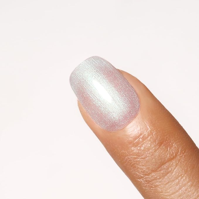IttiShimmer White Gel Nail Polish, 15ml White Green UV/LED Soak Off Gel Polish Nail Art DIY Salon Design 1Pcs