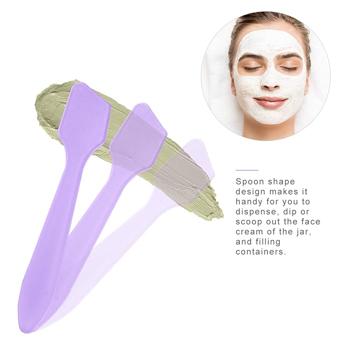 Beaupretty Cosmetic Spatula Stick 150pcs Cosmetic Spatula Plastic Stir Stick Makeup Skin Care Facial Cream Spatula Mud Stirring Rods for Mixing Resin Epoxy Cosmetic Paints DIY Crafts Making-VivaGrace Women
