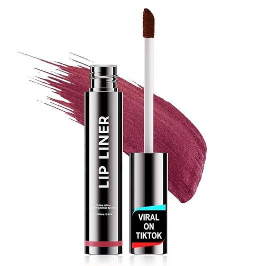 OETUIOW Lip Tint Stain Peel Off - Waterproof Lip Liner Stain, Moisturizing Long-Lasting Lip Stain, Create A Natural Lip Color, Enhancing Complexion for All Skin Types (Mauve, 0.12 Fl Oz (Pack of 1))-VivaGrace Women