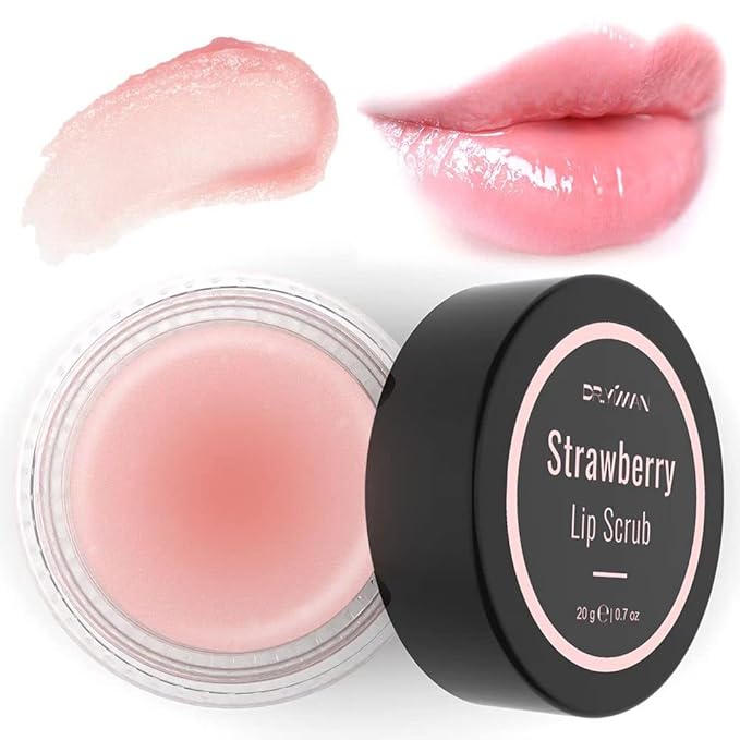 Lip Scrub, Lip Scrubs Exfoliator Moisturizer Dr.YIMAN Sugar Lip Scrub, Lip Exfoliator Scrub for Dry and Chapped Lips,Anti-Aging and Temping, Lip Mask, Lip Care Products, Lip Scrubber, Lip Moisturizer-VivaGrace Women