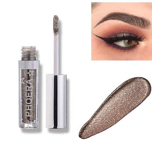 Glitter Eyeshadow, Makeup For Eyes Liquid Shimmer Sparkle Glow Light Colors Pencil Stick Shiny Long Lasting Waterproof Shining Eye Shadow Sets Metallic Pigments Metals Gloss Sparkling Pen Kit (A104)-VivaGrace Women