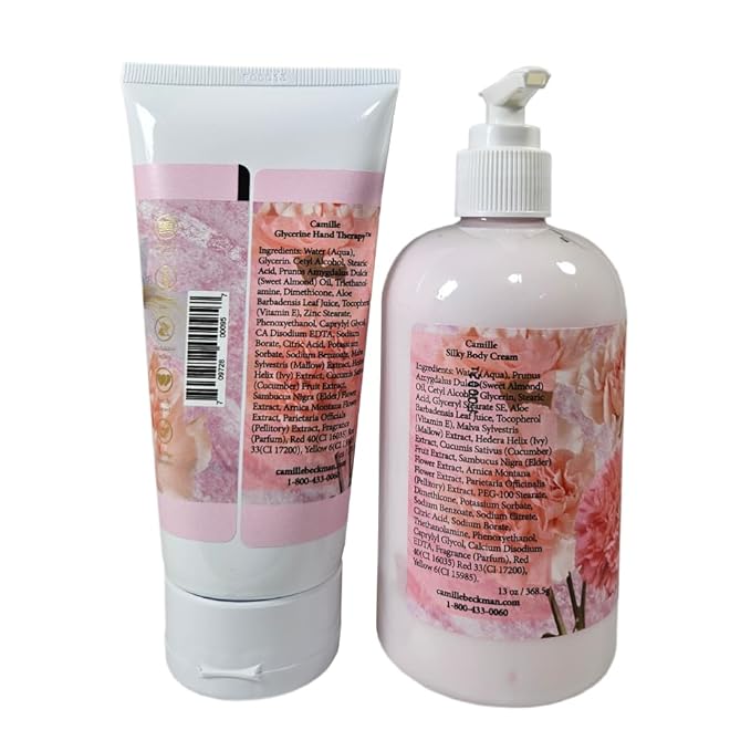 Camille Beckman Hand and Body Duet Set, Silky Body and Glycerine Hand Cream, Camille-VivaGrace Women