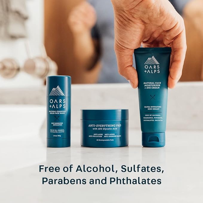 Oars + Alps Face Moisturizer and Eye Cream, Hydrates Skin with Shea Butter and Jojoba Oil, Anti Aging, Vegan and Gluten Free-VivaGrace Women