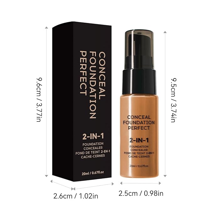 Glow Contour Face Bronzer Highlighter Illuminator Oil Liquid Foundation Cream Contour Concealer Blendable & Smooth Glowing Skin Lightweigh Luminizing Long Lasting Face Shaping Contouring Makeup-VivaGrace Women