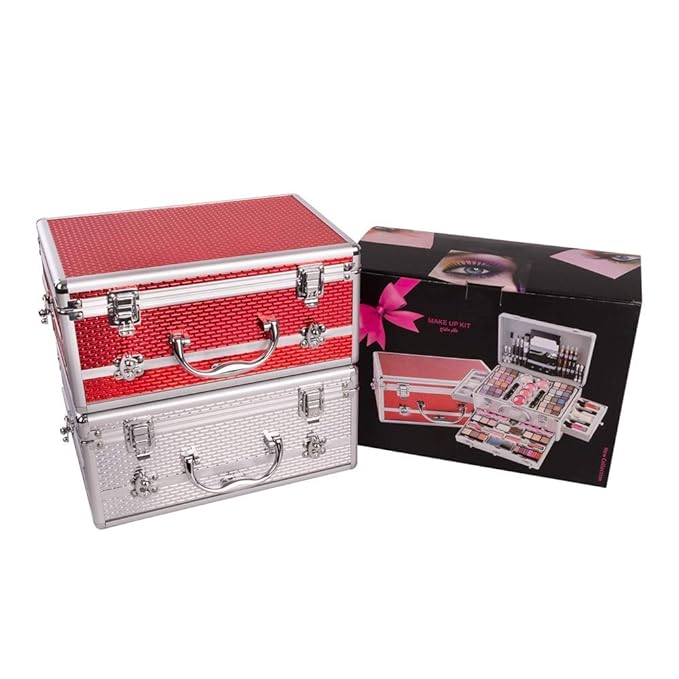 All-in-one Holiday Make up Gift Set | Makeup Kit for Women Full Kit Essential Starter Bundle Include Eyeshadow Palette Lipstick Blush Foundation Concealer Face Powder Mascara Lipgloss Brush-VivaGrace Women