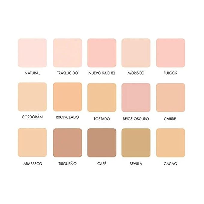 Bronceado Maja Pressed Powder| Delicately Scented Pressed Powder, Mirror and Tassel Compartment for Flawless Skin; 0.53 Ounces-VivaGrace Women