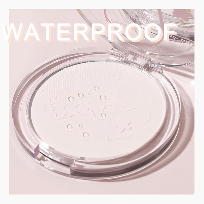 Face Oil Control Pressed Setting Powder-Clarifying Finishing Powder,Waterproof Long Lasting Setting Powder Makeup,Blurs Fine Lines&Imperfections,Translucent Powder Setting Powder with Powder Puff-VivaGrace Women