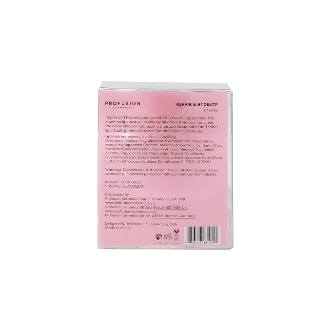 Profusion Cosmetics Empowered Butterfly Repair and Hydrate Lip Mask, Moisturizer Designed for Care and Treatment, Clean Beauty Product Nourishes Healthy Skin and softer, smoother pout-VivaGrace Women