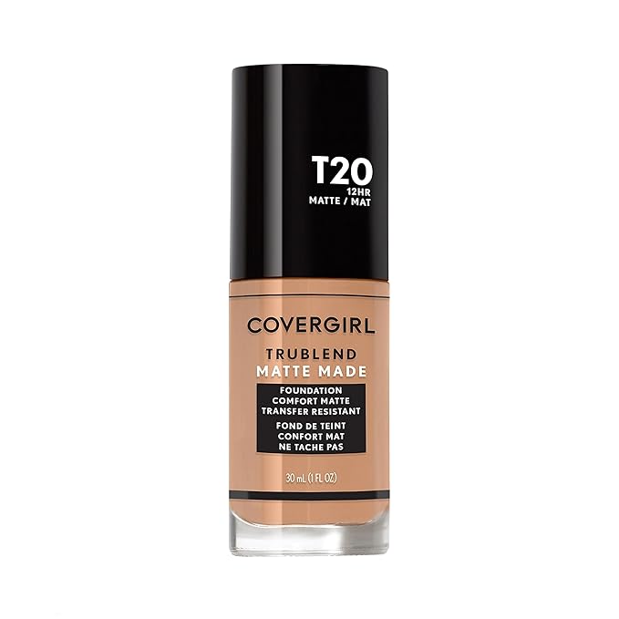 COVERGIRL TruBlend Matte Made Liquid Foundation, Soft Honey, 1 Fl Oz (Pack of 1)-VivaGrace Women