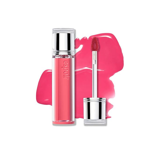 Espoir Couture Lip Tint Glaze #21 Bubbly 0.14oz | Volumizing Lip Stain with Syrupy Shine | Long-Lasting & Vibrant Color for Radiant Lip Look | Moisturizing & Glossy Lip Tint | Korean Lip Makeup-VivaGrace Women