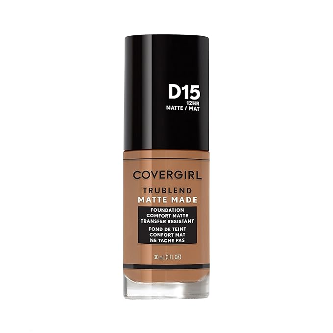 COVERGIRL TruBlend Matte Made Liquid Foundation, Warm Tawny, 1 Fl Oz (Pack of 1)-VivaGrace Women