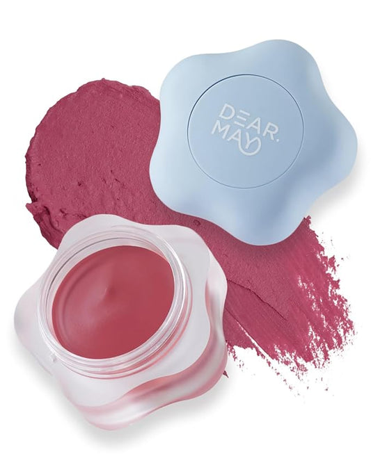 DEARMAY Pure Falling Mood Lip Pot No. 03 A Little Note 0.23 Oz. Vegan Lip Stain Lip & Cheek Multi-Use Tint With Hydrating Formula for Smooth Soft Blend Without Dryness or Fine Lines, Korean Makeup-VivaGrace Women