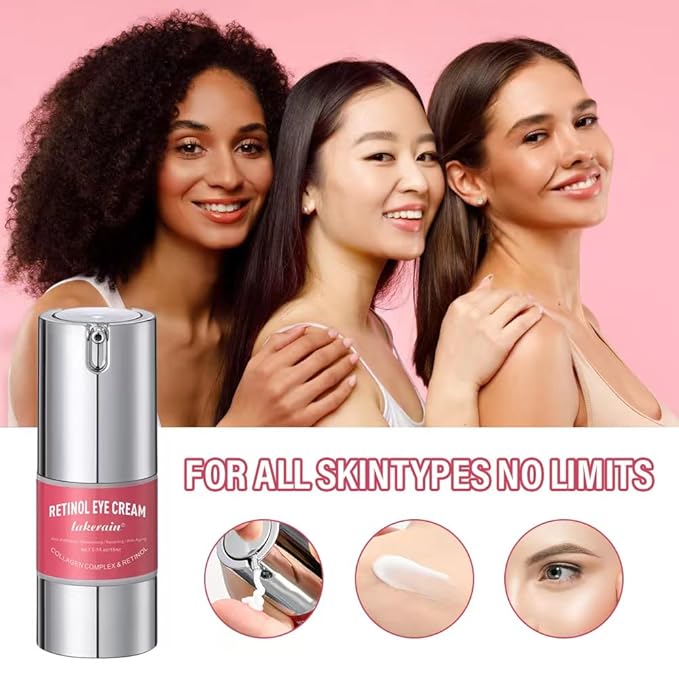 Retinol Eye Cream, Under Eye Cream Anti Aging,Retinol Eye Stick, eliminate puffiness, smooth fine lines, improve eye skin.Retinol Face Cream-VivaGrace Women