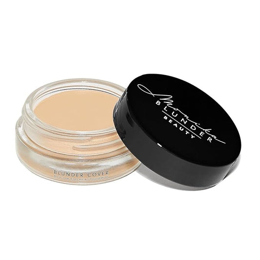 Monika Blunder Beauty - Blunder Cover Foundation, Concealer - Shade: 2.5 - Zwei.5 - Light, Warm Undertones - Clean Beauty, All-In-One, Cruelty-Free, Vegan - 0.62 oz-VivaGrace Women