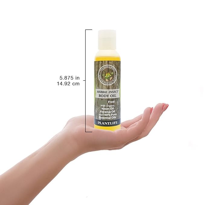 Plantlife Herbal Body Oil with Neem - Natural Aromatherapy - 4 oz-VivaGrace Women